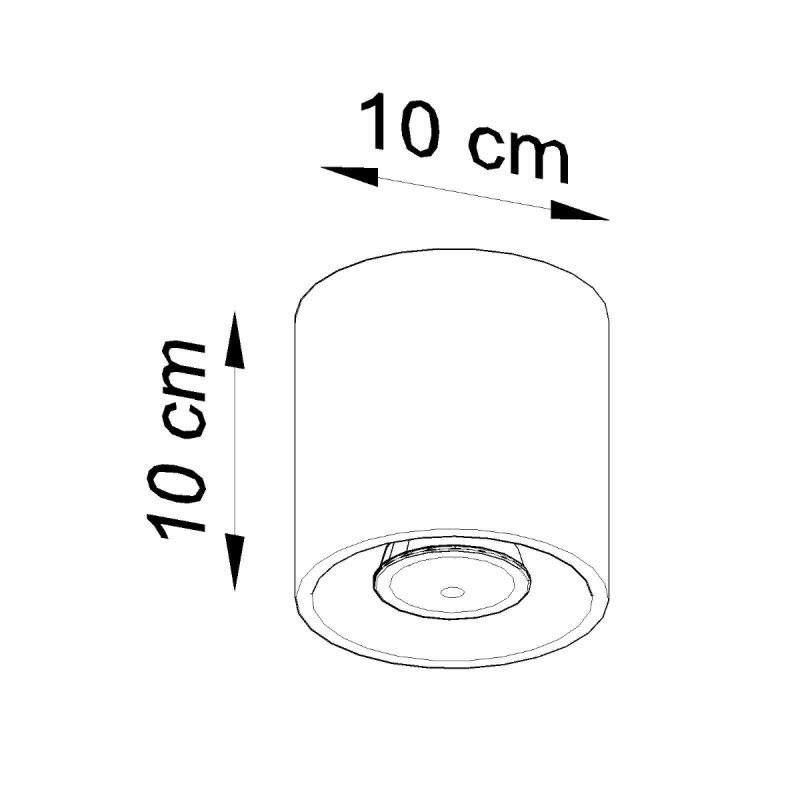 Plafon ORBIS 1 czarny - obrazek 5