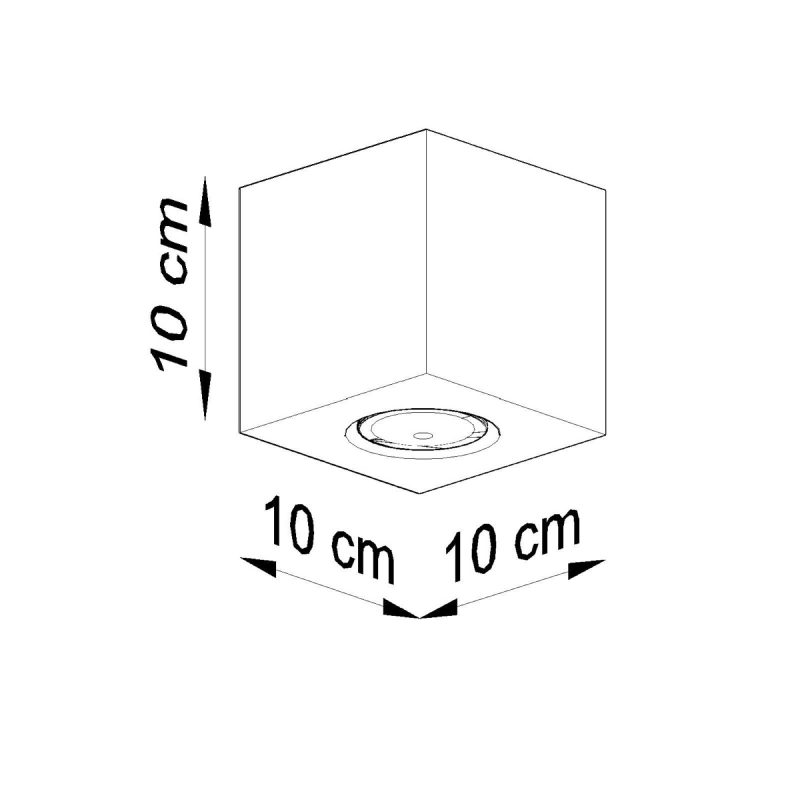 Plafon QUAD naturalne drewno - obrazek 4