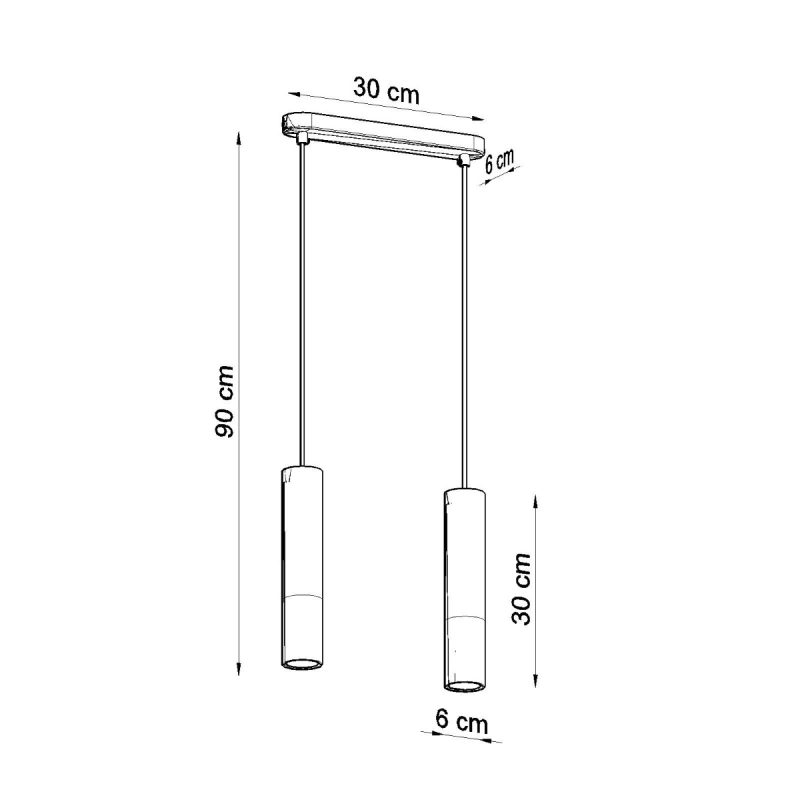 Lampa wisząca PABLO 2 biała - obrazek 4