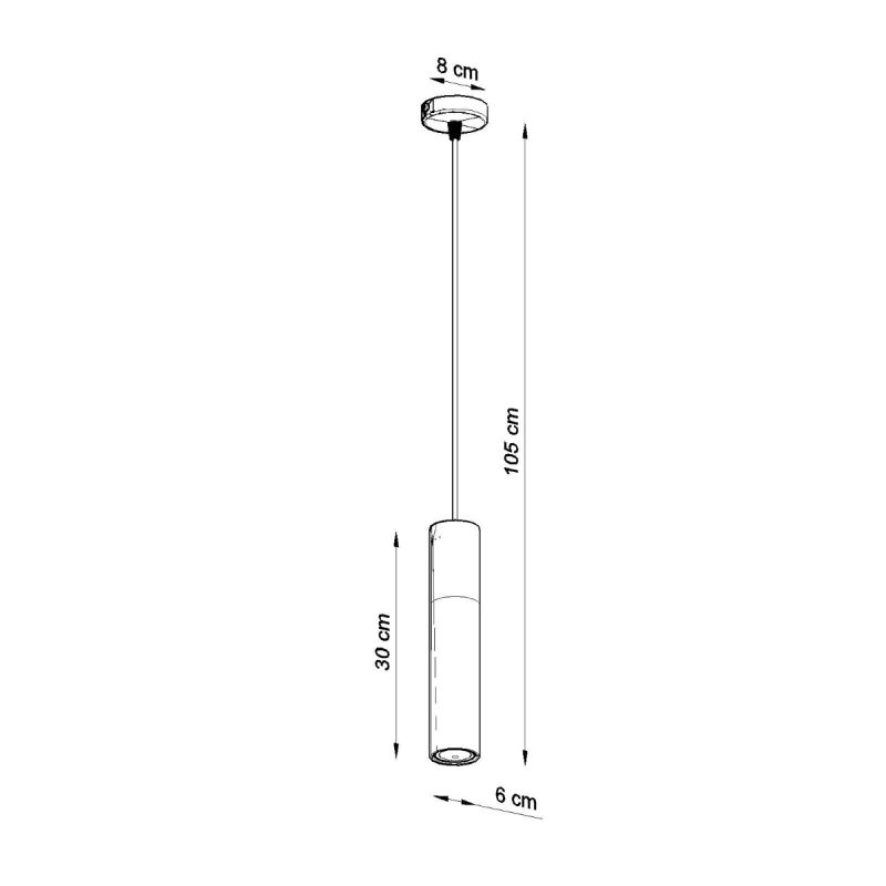 Lampa wisząca PABLO czarna - obrazek 4