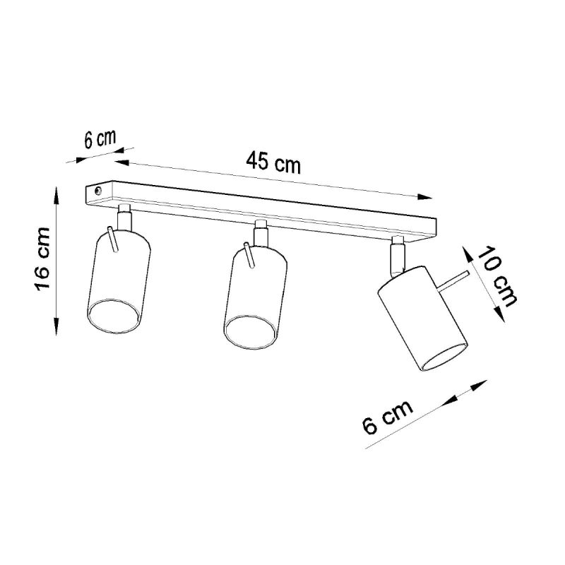 Plafon RING 3 chrom - obrazek 4