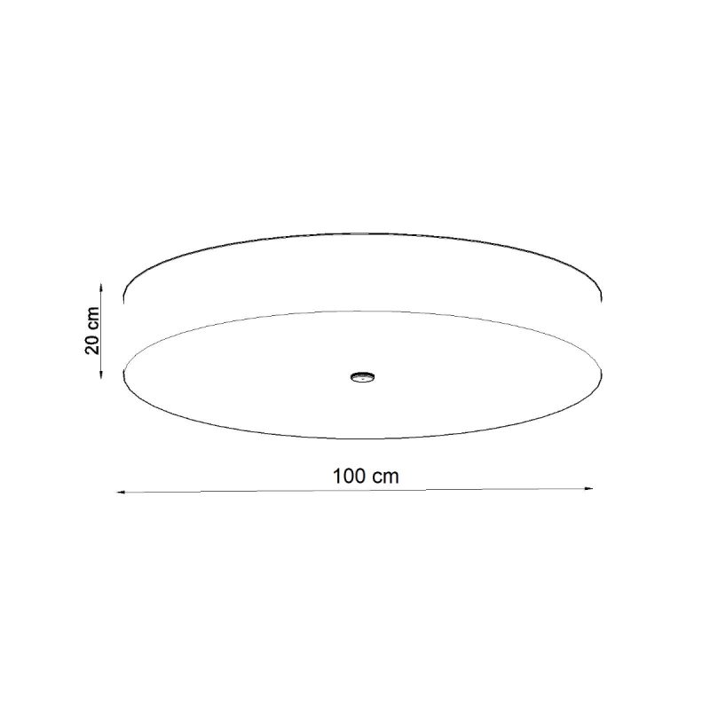 Plafon SKALA 100 biały - obrazek 4