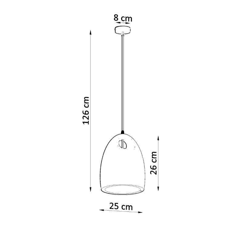 Lampa wisząca ceramiczna BUKANO - obrazek 4