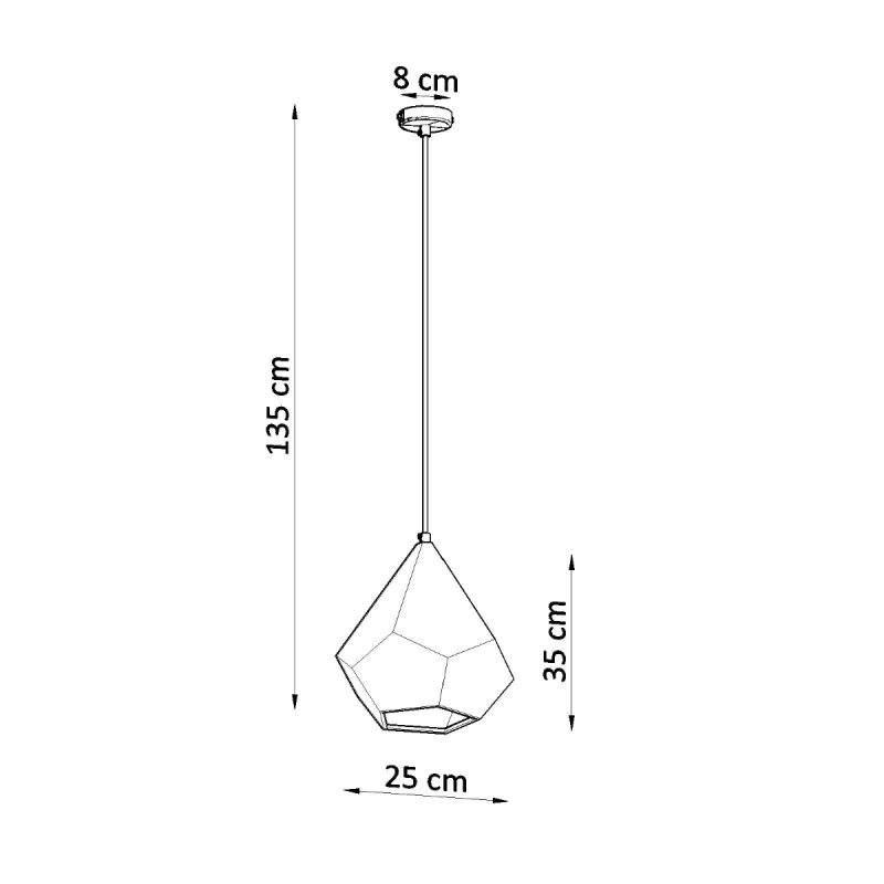 Lampa wisząca ceramiczna PAVLUS - obrazek 4