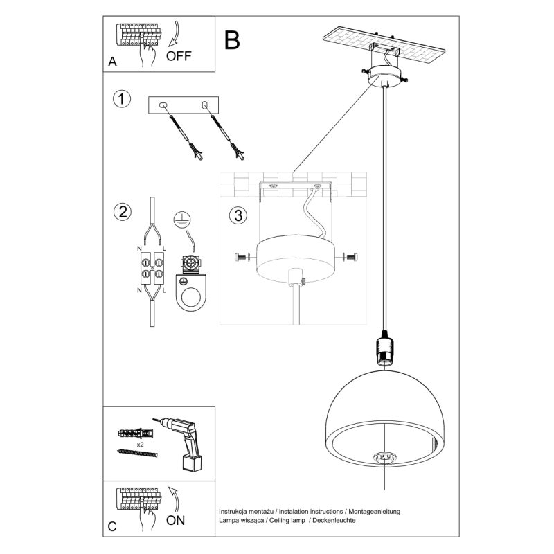 Lampa wisząca PABLITO - obrazek 5