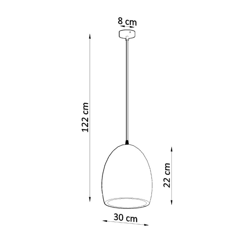 Lampa wisząca ceramiczna FLAWIUSZ - obrazek 4