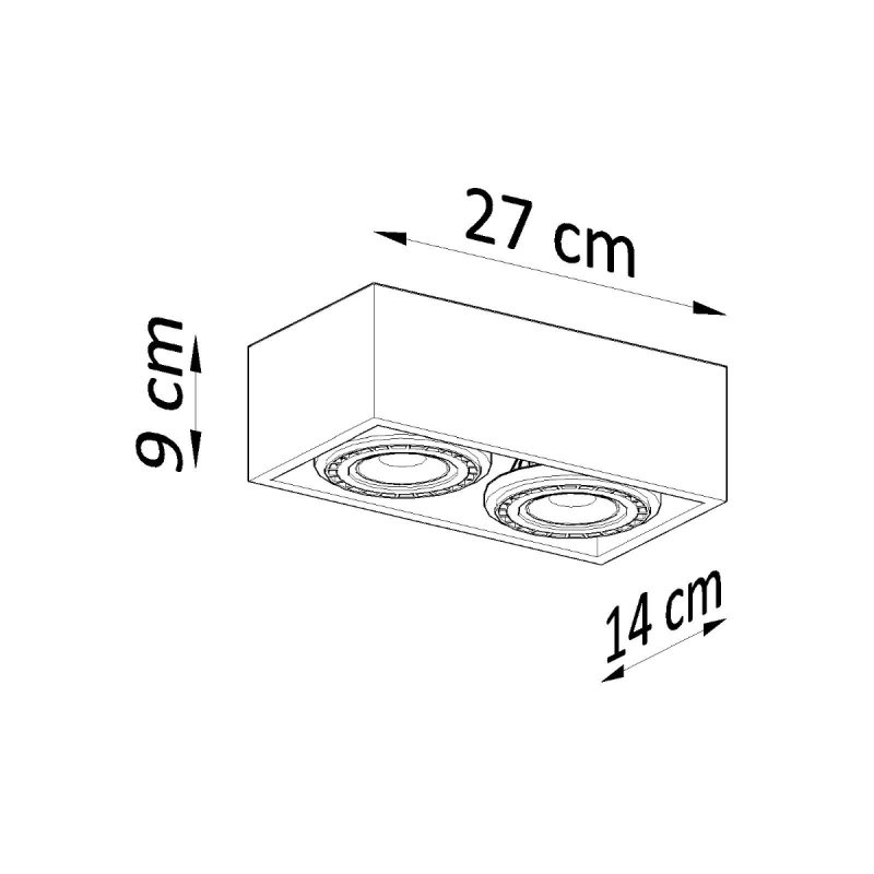 Plafon QUATRO 2 beton - obrazek 4