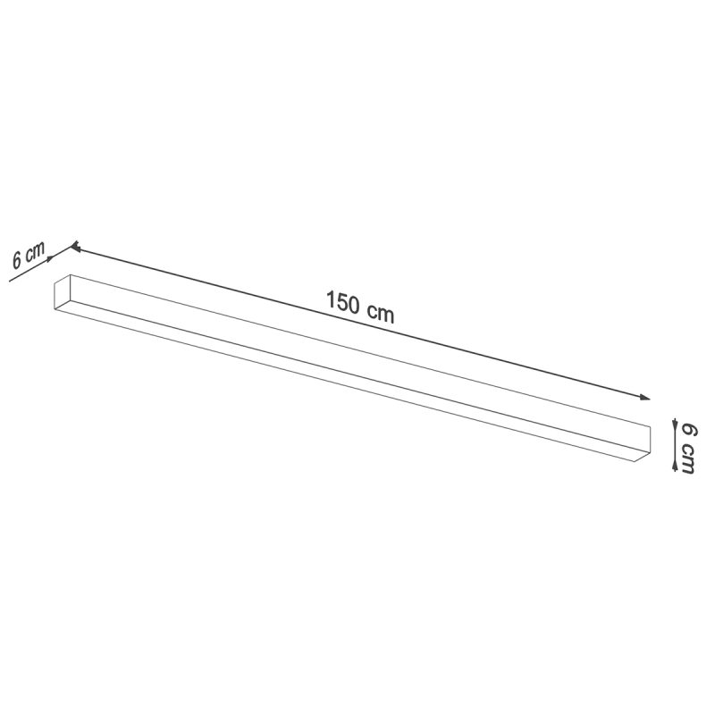 Kinkiet PINNE 150 czarny 4000K - obrazek 6