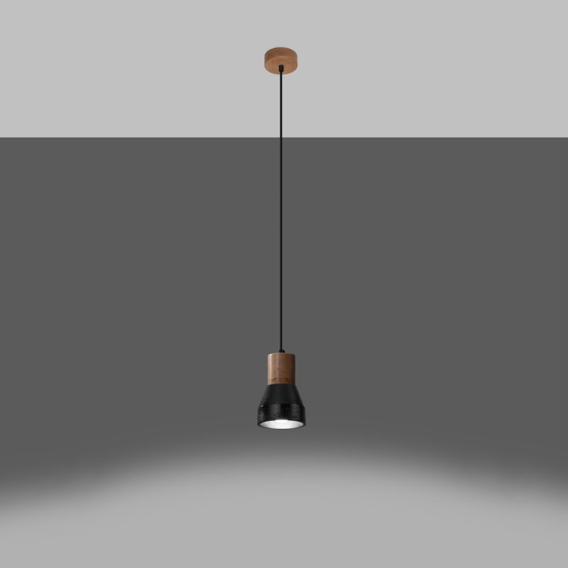 Lampa wisząca QUBIC czarna - obrazek 3