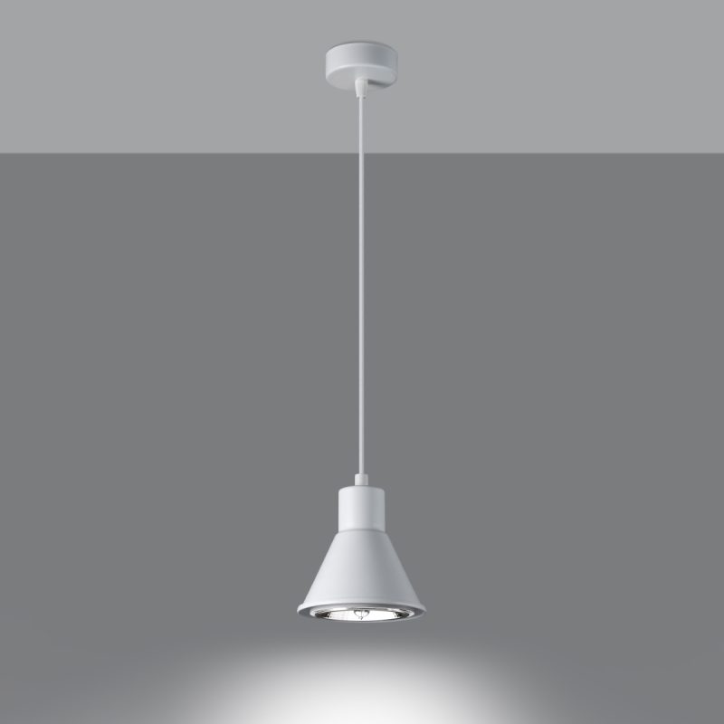 Lampa wisząca TAZILA 1 biała [ES111] - obrazek 3