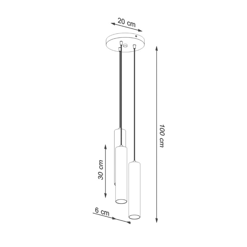 Lampa wisząca LINO 3P - obrazek 4