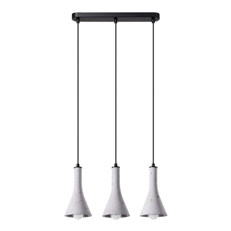 Lampa wisząca REA 3L beton