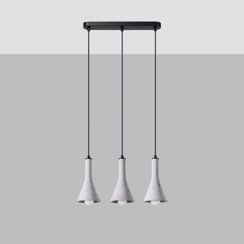 Lampa wisząca REA 3L beton - obrazek 2