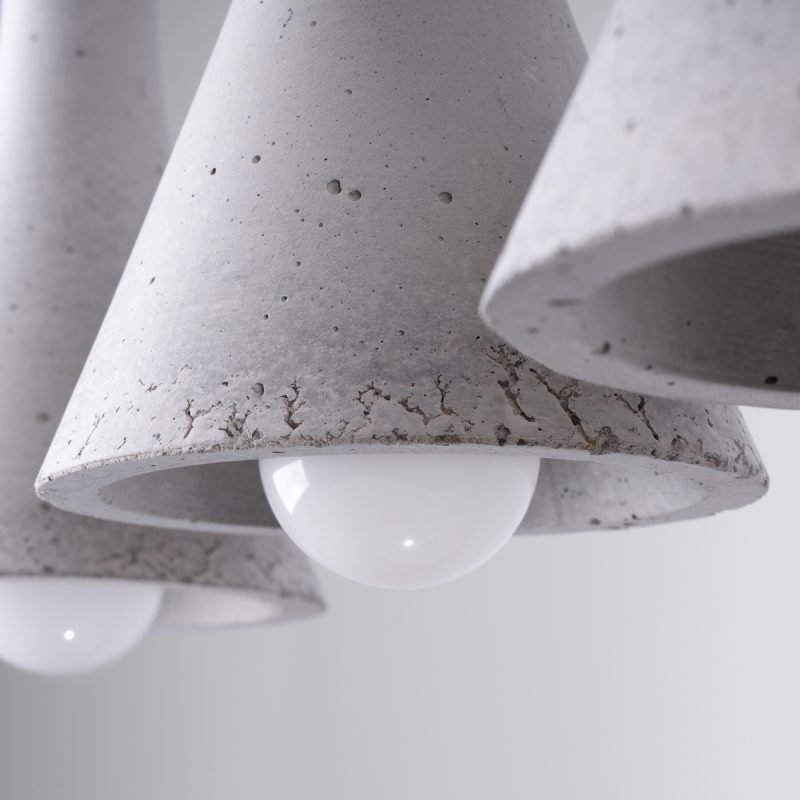 Lampa wisząca REA 3L beton - obrazek 4