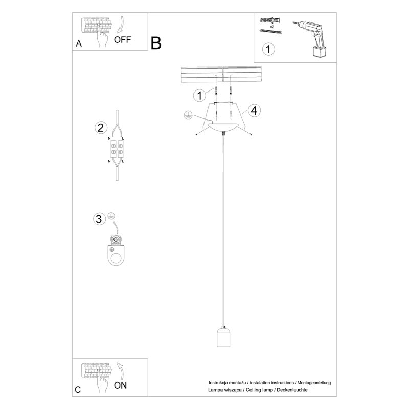 Lampa wisząca NESO 1 - obrazek 7