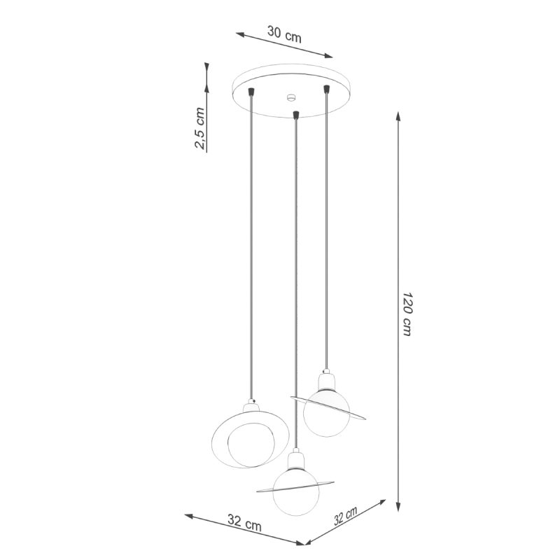 Lampa wisząca HYPERION 3P czarny - obrazek 13