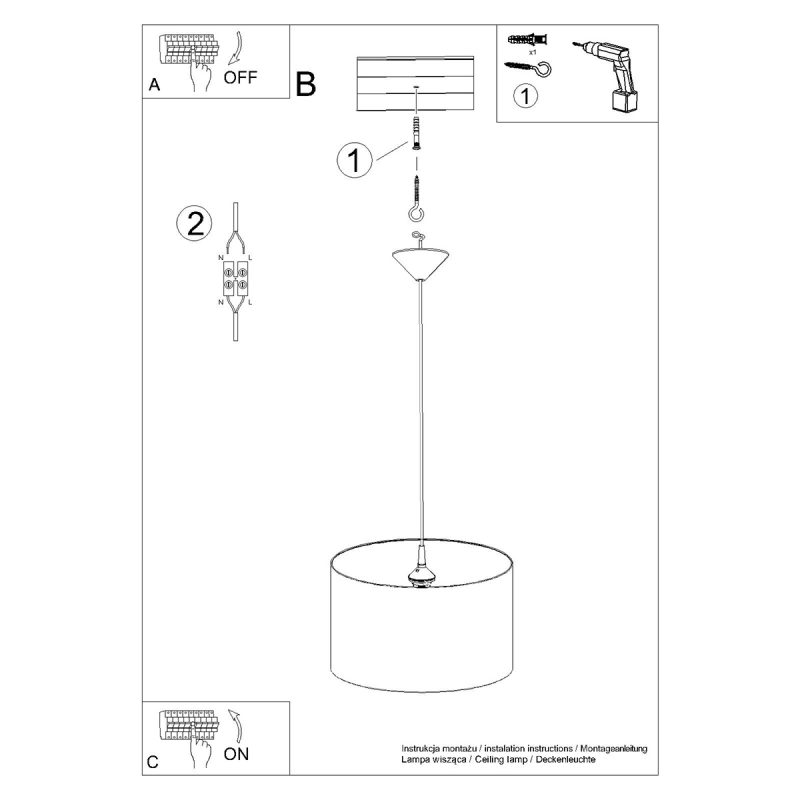 Lampa wisząca PRINCESS 40 - obrazek 5