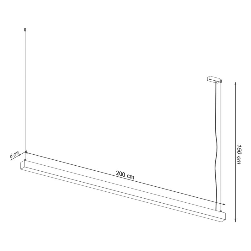 Lampa wisząca PINNE 200 szara 4000K - obrazek 8