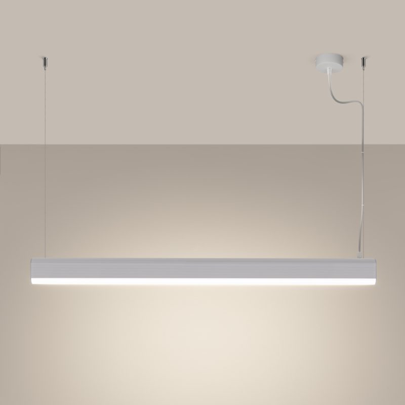 Lampa wisząca FARGE biała LED 4000K - obrazek 3