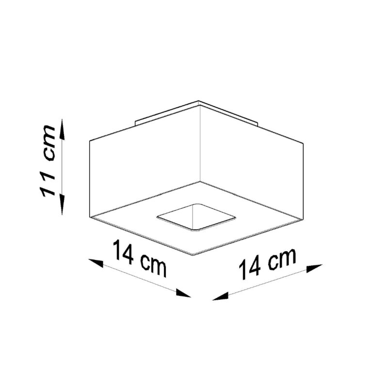 Plafon MONO 1 biały - obrazek 4