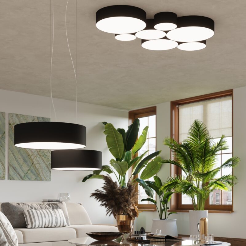 Lampa wisząca ARENA 45 czarna - obrazek 8
