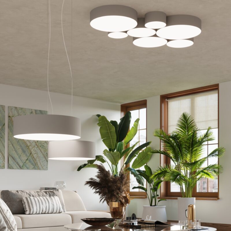 Lampa wisząca ARENA 45 szara - obrazek 8