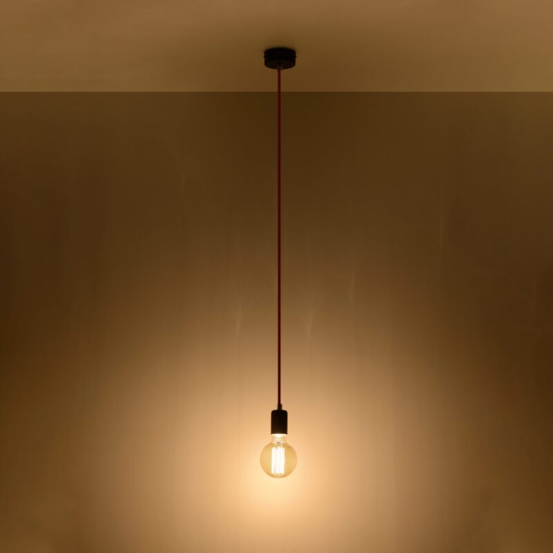 Lampa wisząca EDISON czarna - obrazek 3