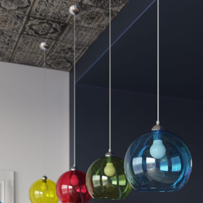 Lampa wisząca BALL grafit - obrazek 8