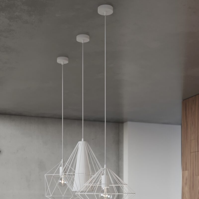 Lampa wisząca UMBERTO biała - obrazek 8