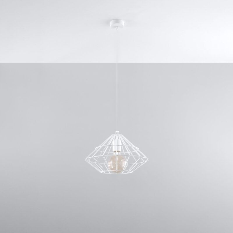 Lampa wisząca UMBERTO biała - obrazek 2