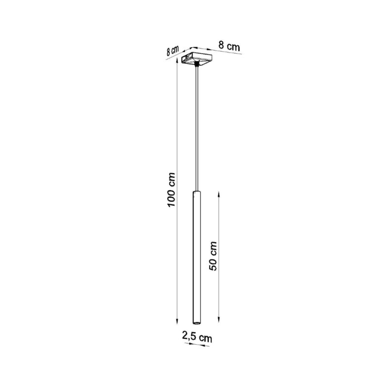 Lampa wisząca PASTELO 1 biała - obrazek 4