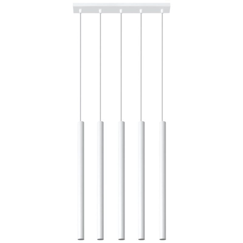 Lampa wisząca PASTELO 5 biała