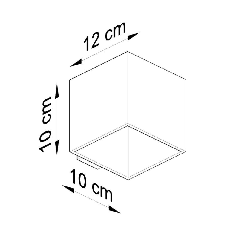 Kinkiet QUAD naturalne drewno
