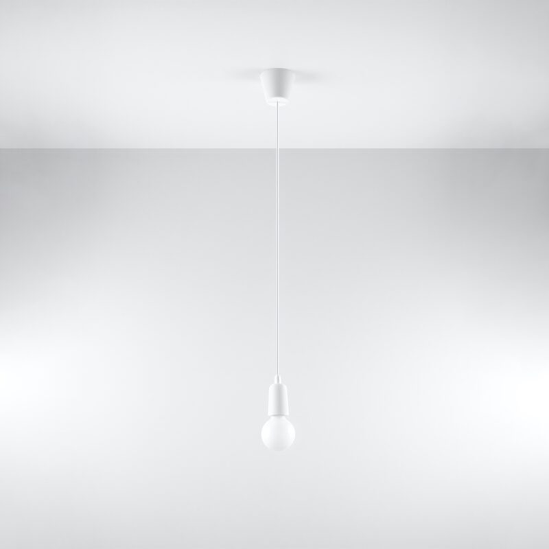 Lampa wisząca DIEGO 1 biała