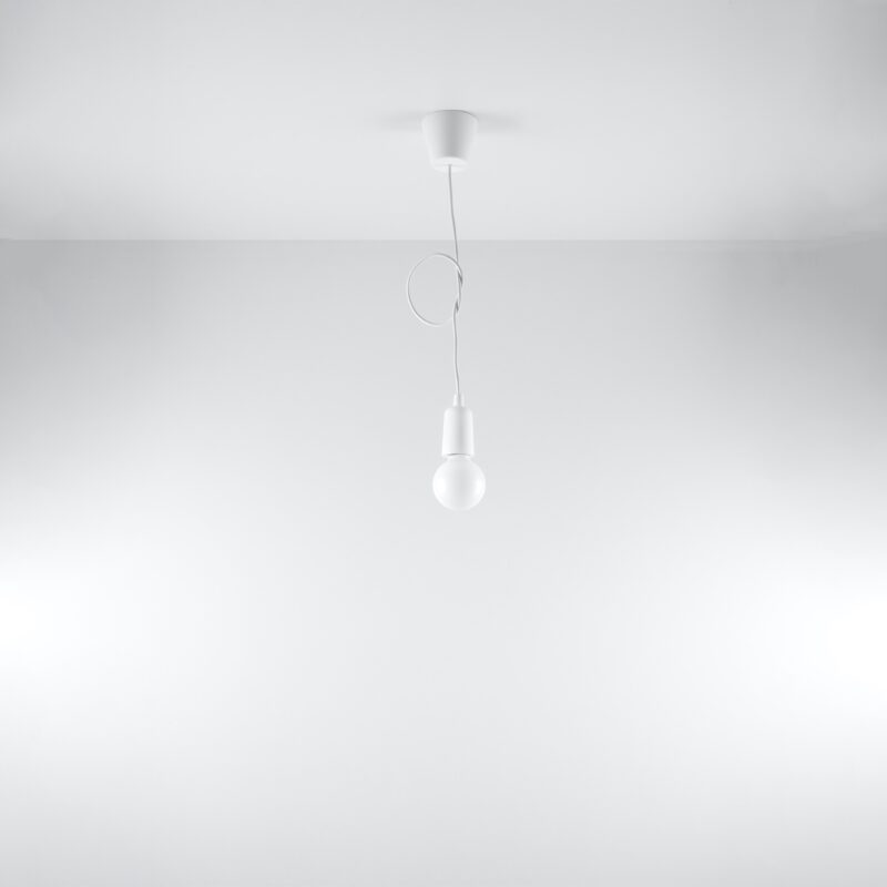 Lampa wisząca DIEGO 1 biała