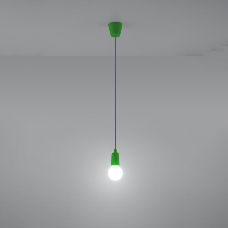 Lampa wisząca DIEGO 1 zielony
