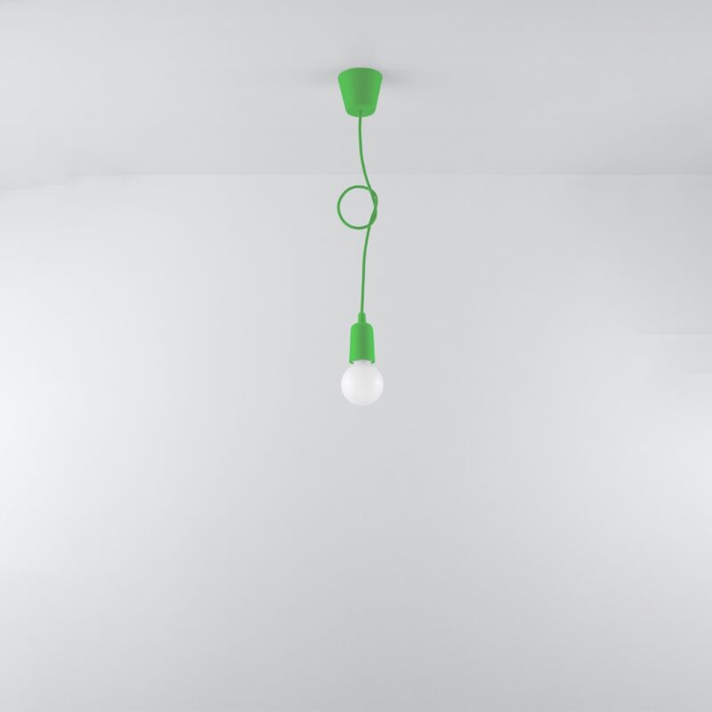 Lampa wisząca DIEGO 1 zielony