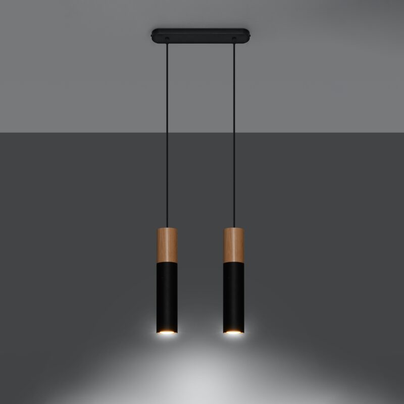 Lampa wisząca PABLO 2 czarna