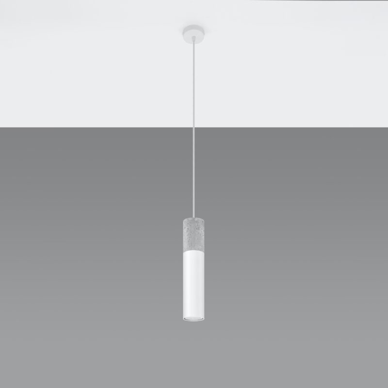 Lampa wisząca BORGIO 1 biały