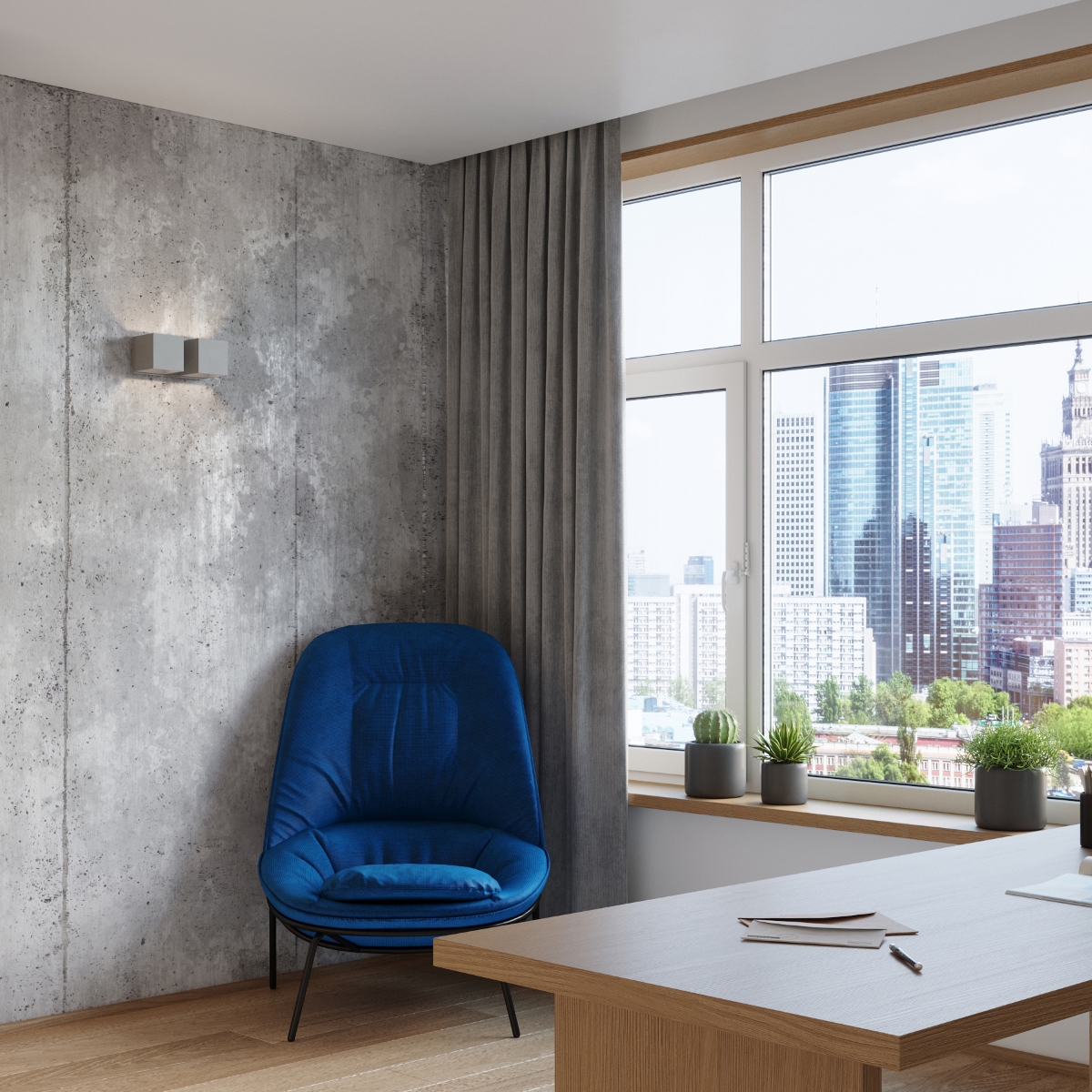 Kinkiet QUAD 2 szary Kinkiet QUAD 2 szary