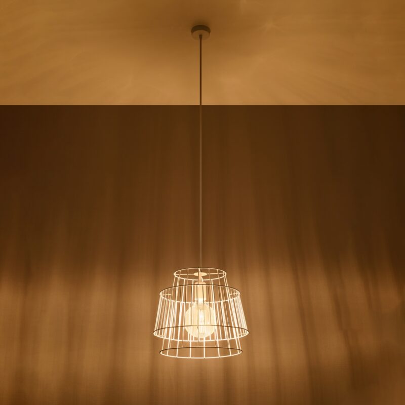 Lampa wisząca GATE biały - obrazek 3