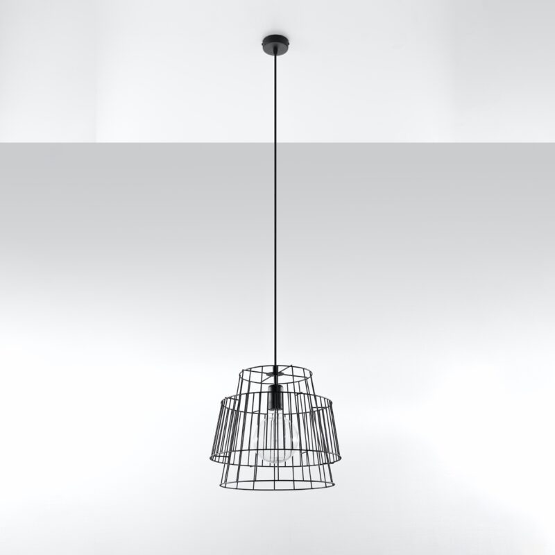 Lampa wisząca GATE czarny - obrazek 2