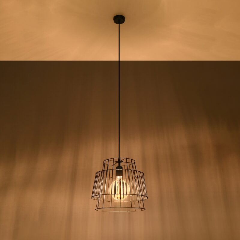 Lampa wisząca GATE czarny - obrazek 3