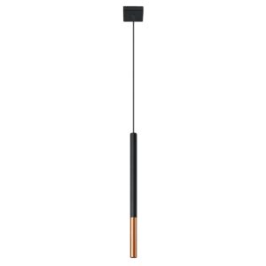 Lampa wisząca MOZAICA 1 czarny/miedź