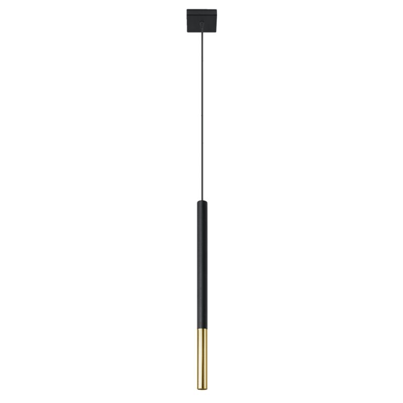 Lampa wisząca MOZAICA 1 czarny/złoto