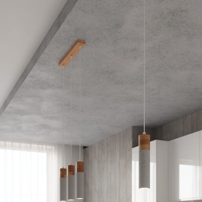 Lampa wisząca ZANE 3 szara - obrazek 8