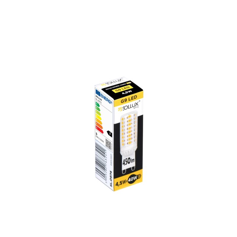 Żarówka LED G9 3000K 4,5W 450lm - obrazek 2