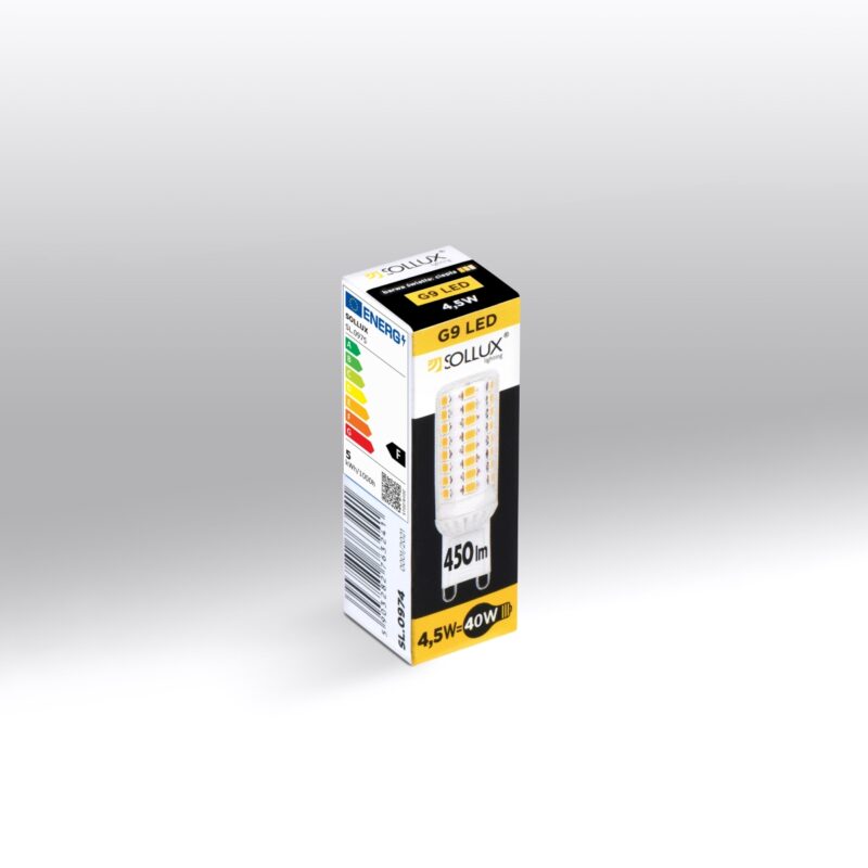 Żarówka LED G9 3000K 4,5W 450lm - obrazek 3