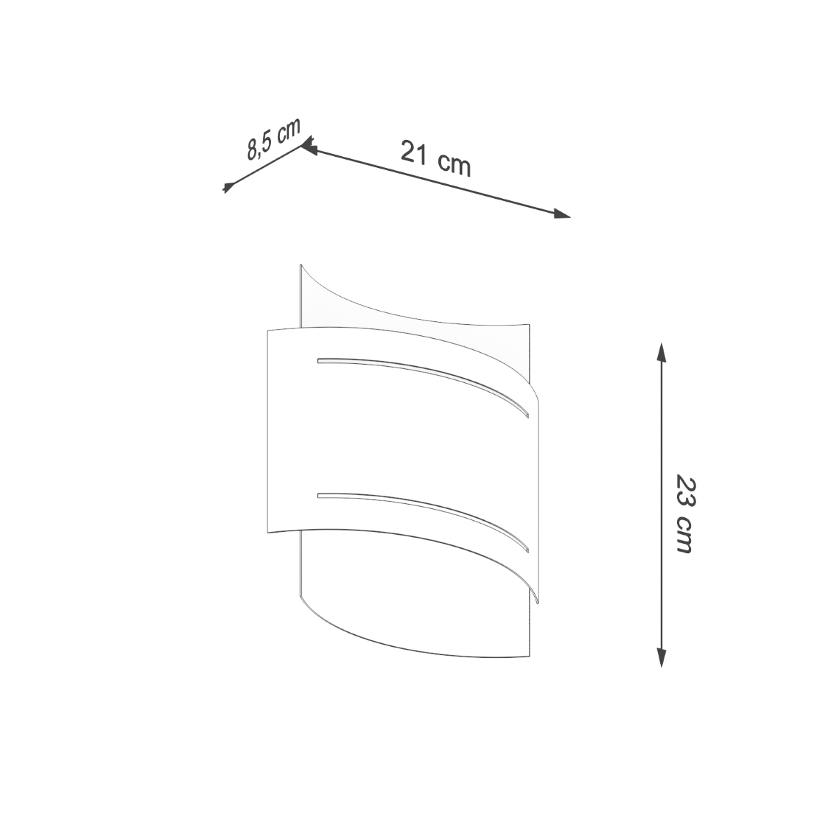 Kinkiet HESTIA biały Kinkiet HESTIA biały