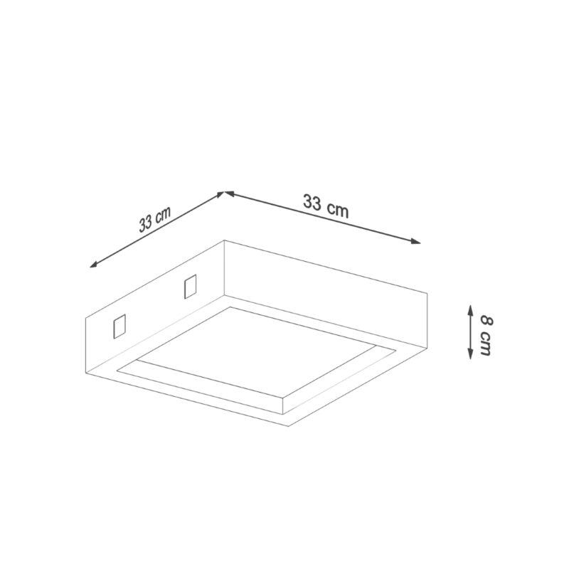 Plafon RIZA beton - obrazek 4